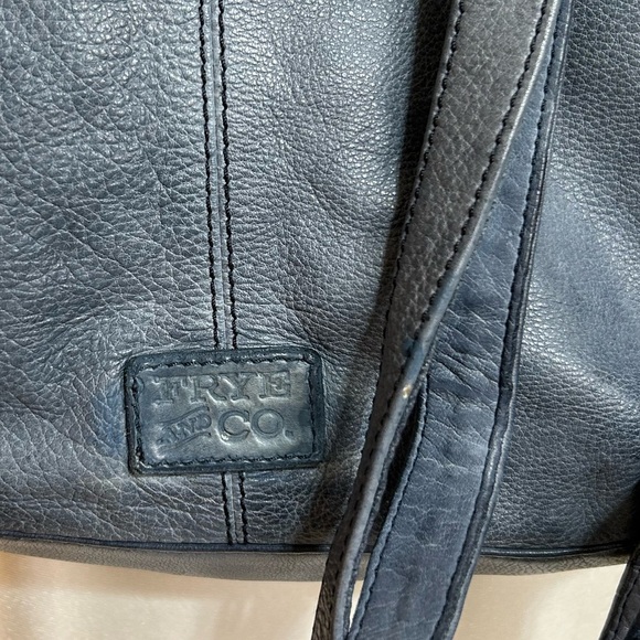 Frye and Co. Women\'s Esme Backpack Purse Blue with Textured Woven Flap main image 8